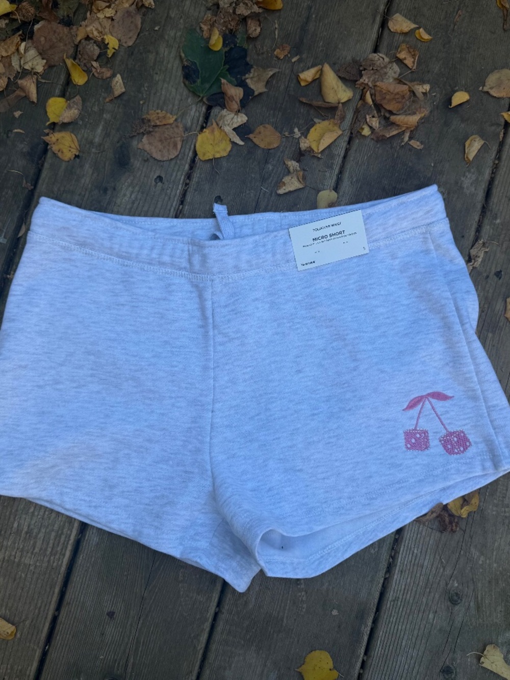 NWT Fleece Bluenotes Soft Grey Shorts